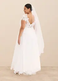 Brautkleid aus zartem Tüll mit Spitze, bonprix