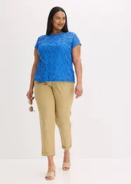 Blusenshirt aus Kordel-Spitze, bonprix
