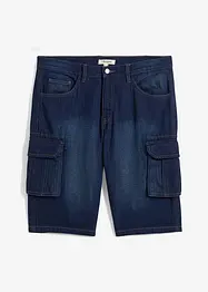 Bermuda en jean cargo, coupe loose, bonprix