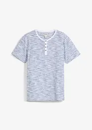 Henleyshirt, aus reiner Baumwolle, Kurzarm, bonprix
