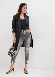 Jean Mom avec effets destroy, bonprix