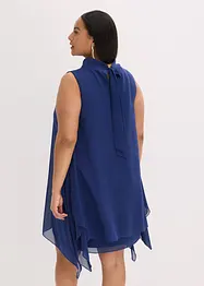 Chiffonkleid mit Schalkragen, bonprix