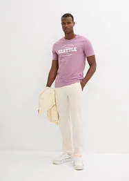 Lot de 2 T-shirts 100% coton, bonprix