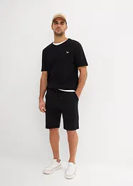 T-Shirt und Shirt-Bermuda (2-tlg.Set) aus reiner Bio-Baumwolle, bonprix