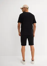 T-Shirt und Shirt-Bermuda (2-tlg.Set) aus reiner Bio-Baumwolle, bonprix