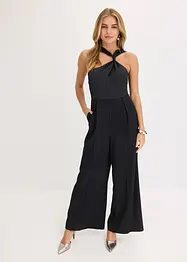 Jumpsuit aus fließendem Satin, bonprix