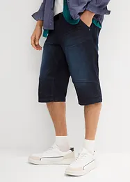 Long bermuda en jean extensible, Regular, bonprix