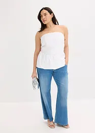 Blouse sans manches à base volumineuse, bonprix