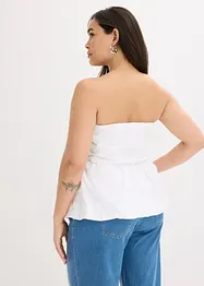 Blouse sans manches à base volumineuse, bonprix