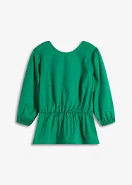 Bluse mit Puffärmeln und Rückenausschnitt, bonprix