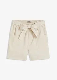 Twill-Shorts mit Bindegürtel, bonprix