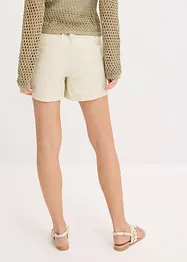 Twill-Shorts mit Bindegürtel, bonprix