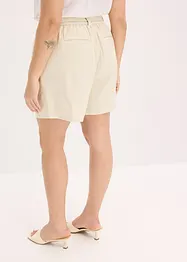 Short en twill avec ceinture à nouer, bonprix