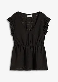 Shirt mit Lochstickerei, bonprix