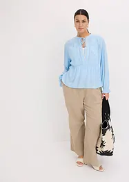 Bluse mit Lochstickerei, bonprix