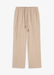 Weite Hose mit Struktureffekt, bonprix
