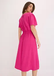 Jerseykleid aus strukturiertem Crêpe, bonprix