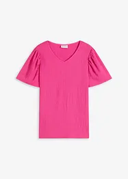 Shirt aus strukturiertem Crêpe, bonprix