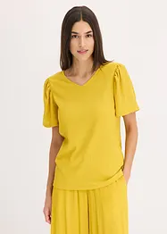 Shirt aus strukturiertem Crêpe, bonprix