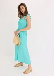 Robe en jersey avec détail smocké, bonprix