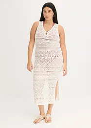 Robe longue aspect crochet, bonprix
