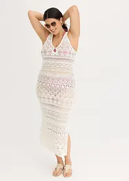 Robe longue aspect crochet, bonprix