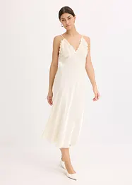 Maxikleid aus fließendem Satin, bonprix