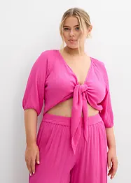 Blusenshirt aus fließender Viskose, bonprix