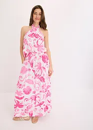 Jupe longue imprimée en viscose texturée, bonprix