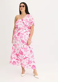 Jupe longue imprimée en viscose texturée, bonprix