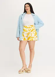Short imprimé en viscose texturée, bonprix