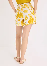 Short imprimé en viscose texturée, bonprix
