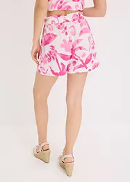 Short imprimé en viscose texturée, bonprix