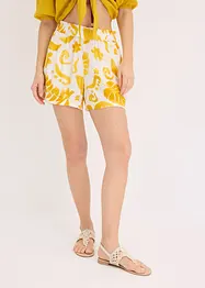 Short imprimé en viscose texturée, bonprix