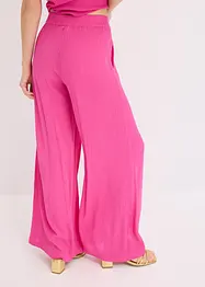 Pantalon taille élastiquée en viscose fluide, bonprix