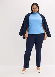 Top en coton à col volanté, bonprix