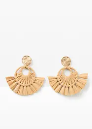 Boucles d’oreille aspect paille, bonprix