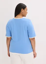 T-shirt à liserés en dentelle, bonprix