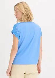 T-shirt en viscose avec dentelle, bonprix