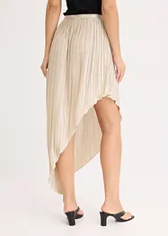 Jupe plissée en satin brillant, bonprix