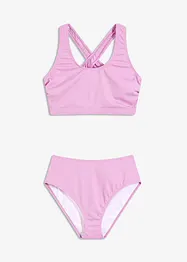 Gerippter Bustier-Bikini (2-tlg.Set), bonprix