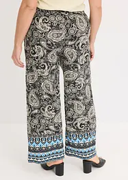 Pantalon palazzo doux en viscose extensible, bonprix