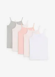 Lot de 5 caracos en coton doux, bonprix