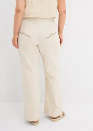 Jean large taille mi-haute élastiquée, bonprix