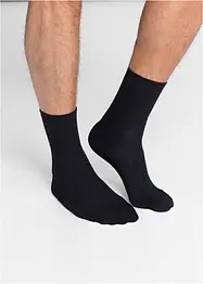 Lot de 10 paires de chaussettes en coton majoritaire, bonprix