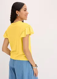 T-shirt à  manches volantées, bonprix