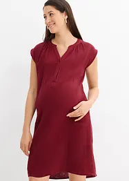 Robe de grossesse/d’allaitement en gaze de coton, bonprix