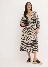Midikleid  aus fließendem Viskose-Mix, bonprix