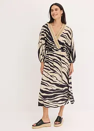 Midikleid  aus fließendem Viskose-Mix, bonprix