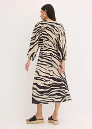Midikleid  aus fließendem Viskose-Mix, bonprix